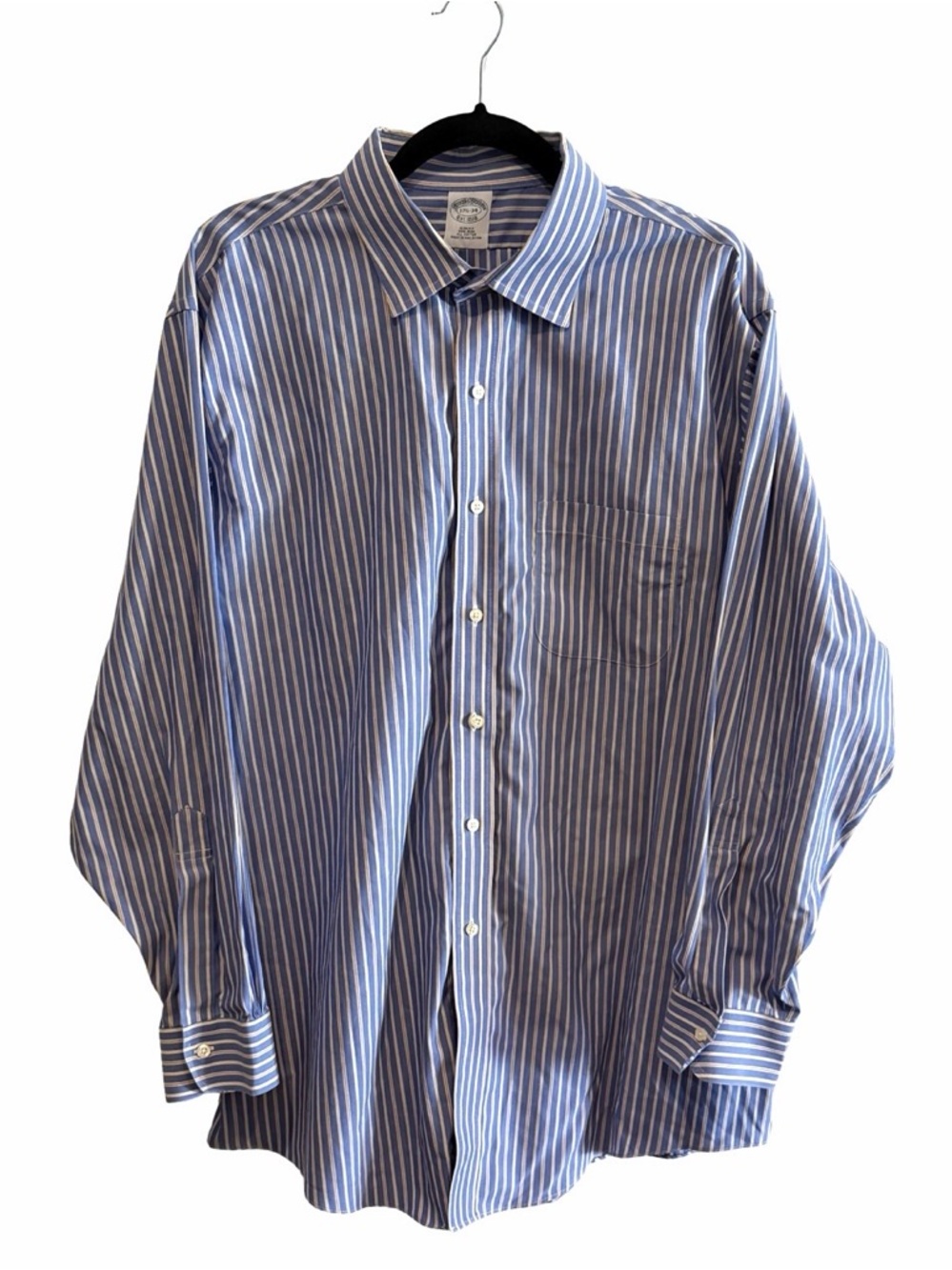 Brooks Brothers Blue Striped Dress Shirt